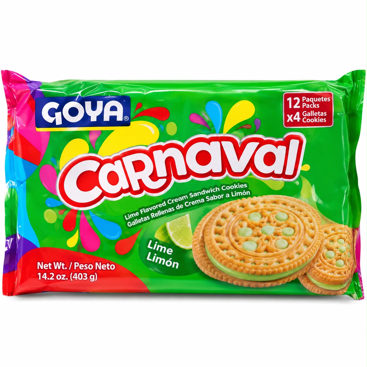 Goya Carnaval – Galletas Rellenas de Crema Sabor a Limón