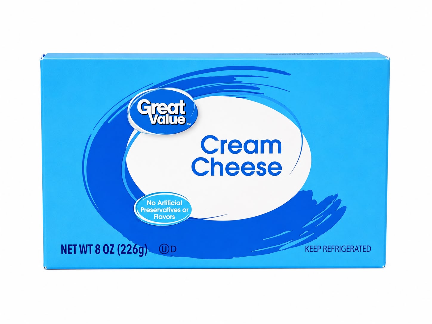 Great Value Cream Cheese – 8 oz