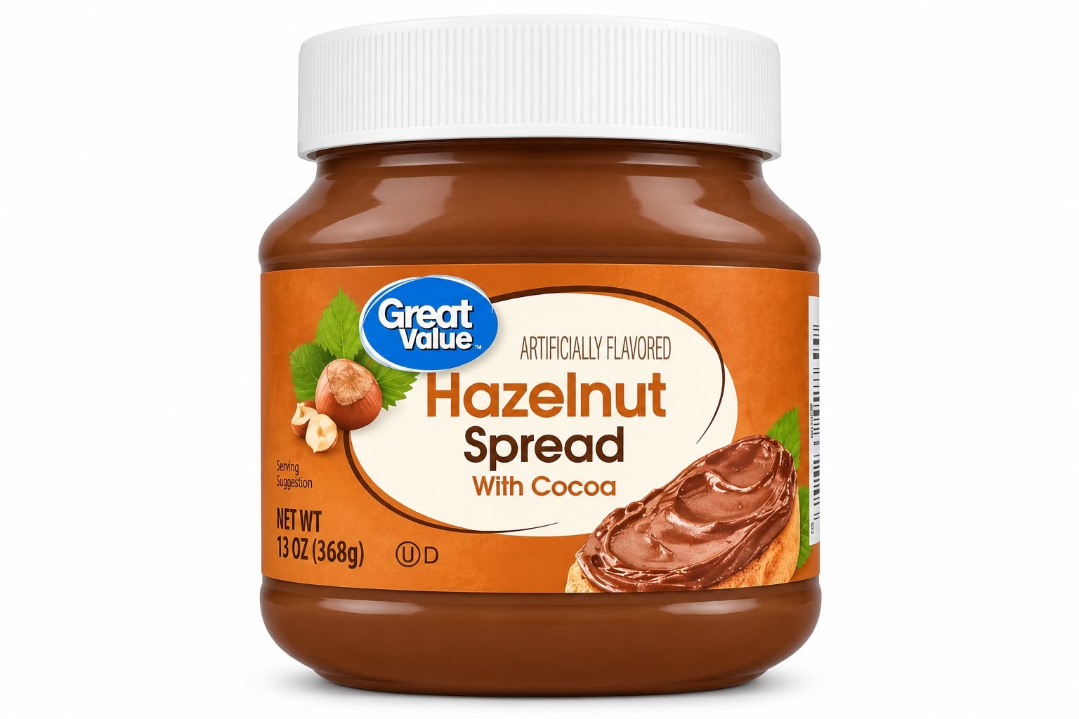 Great Value – Hazelnut Spread with Cocoa