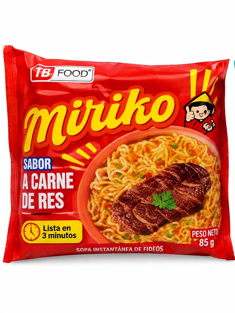 Miriko – Sopa Instantánea Sabor a Carne de Res