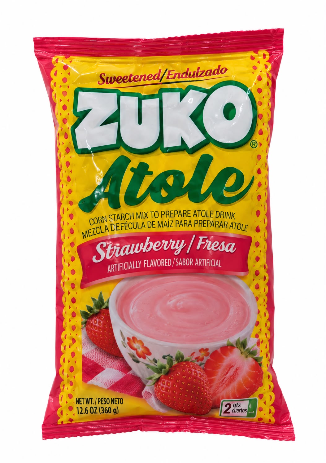 Zuko Atole – Fresa (Endulzado)